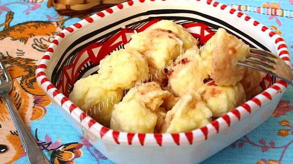 творожные ленивые вареники с манкой