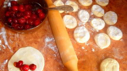 Вареники с черешней