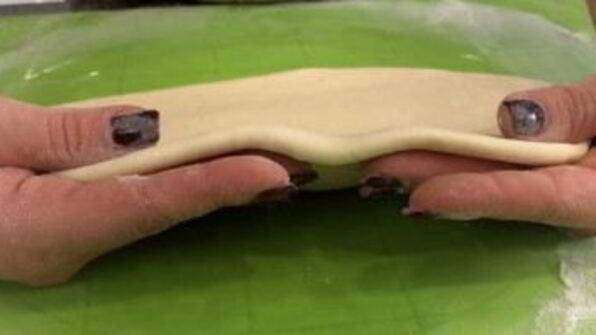 вареники с капустой на пару с зажаркой