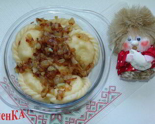 Вареники с картофелем и грибами