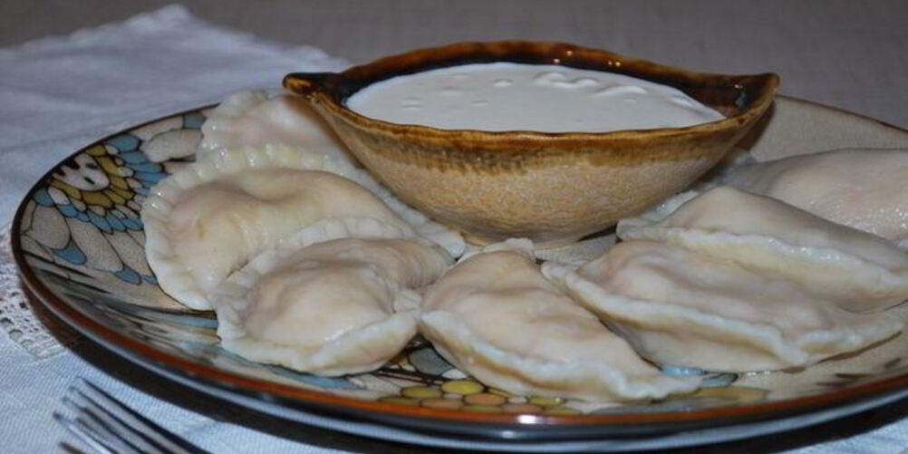 Рецепт вареников с красным творогом