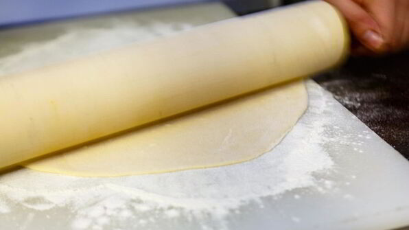 вареники с курицей и грибами