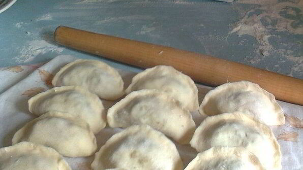 вареники с полусырой картошкой