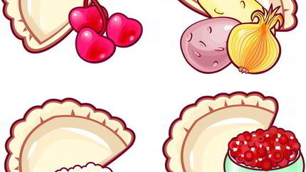 Вареники с салом