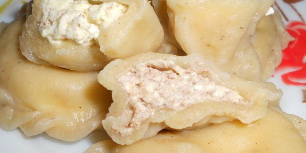 Рецепт вареников с творожно-ореховой начинкой