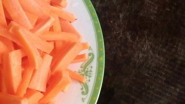 яичная лапша с овощами