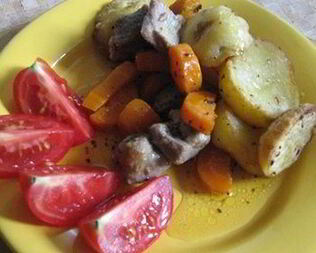 Сухое жаркое с травами