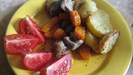 Сухое жаркое с травами