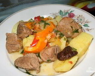 Жаркое из баранины с картошкой