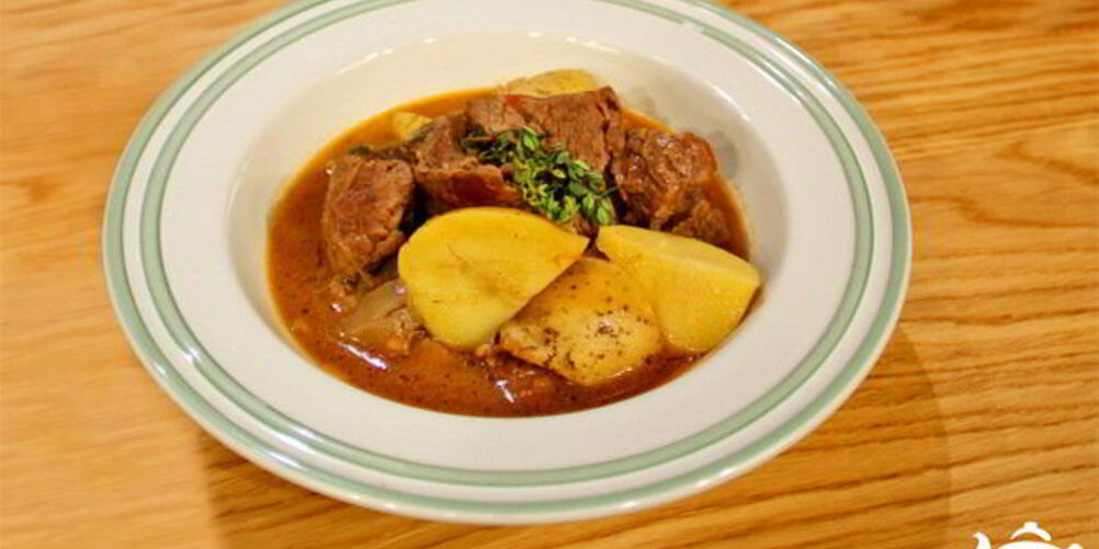 Рецепт жаркого из говядины с картофелем