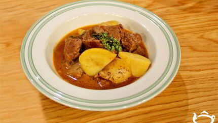 Жаркое из говядины с картофелем