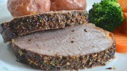 Жаркое из говядины с пряной корочкой