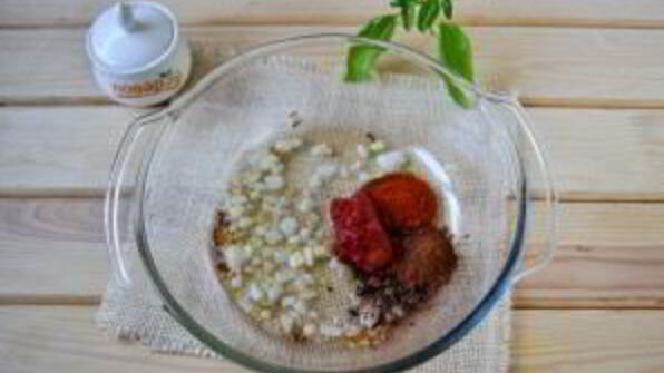 жаркое из говяжьего фарша, помидоров и фасоли