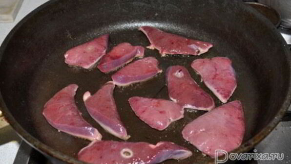 жаркое из печени с картофелем