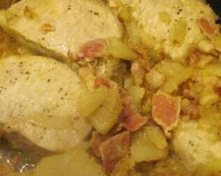 Жаркое из свинины и картошки