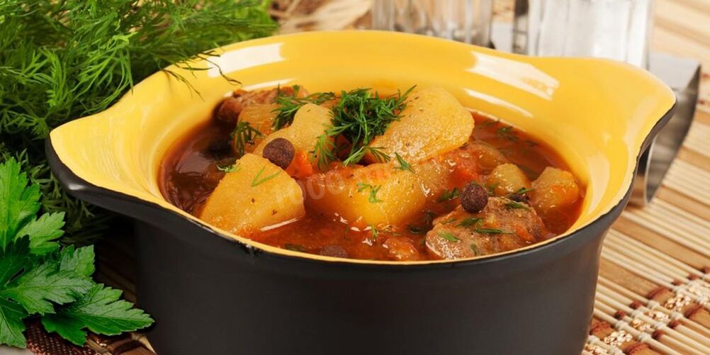Рецепт жаркого из свинины с картофелем