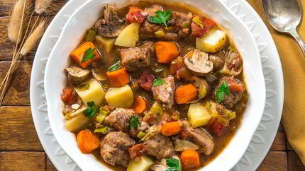 Жаркое из свинины с картошкой