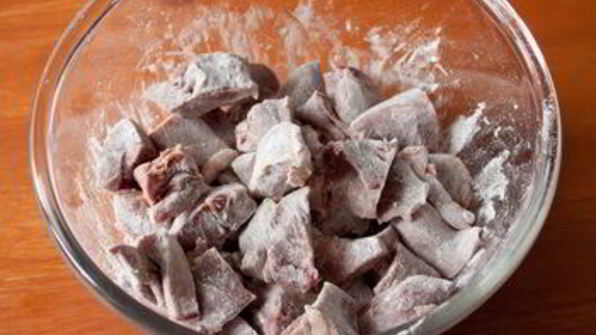 жаркое из свиного сердца