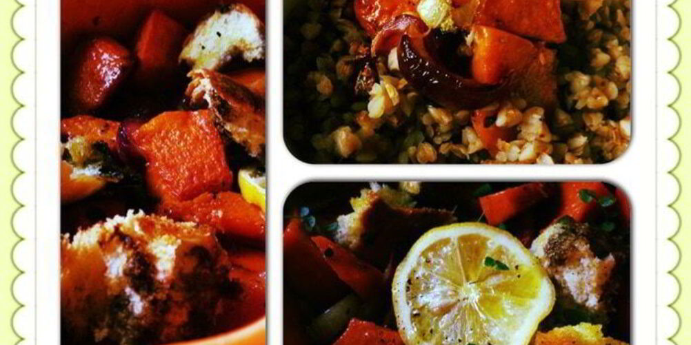 Рецепт жаркого из тыквы с травами