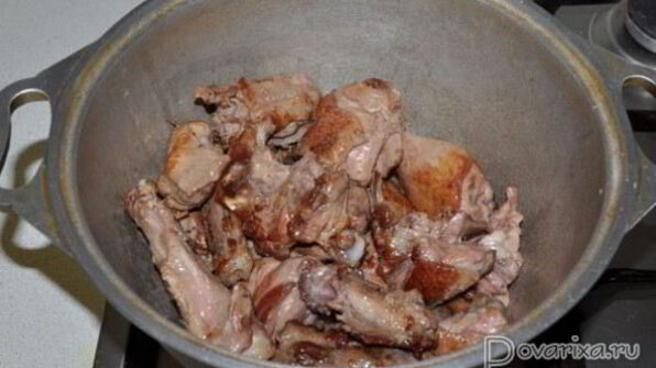 жаркое из утки с картофелем