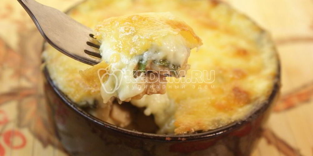 Рецепт жаркого под сыром