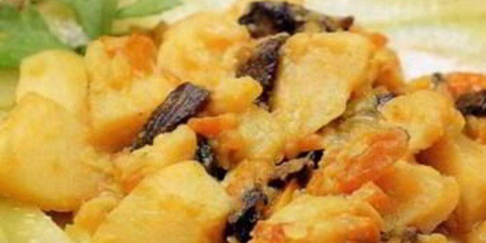 Рецепт жаркого с грибами