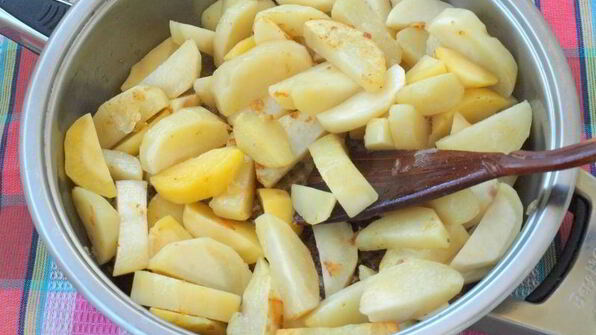 жаркое с курицей