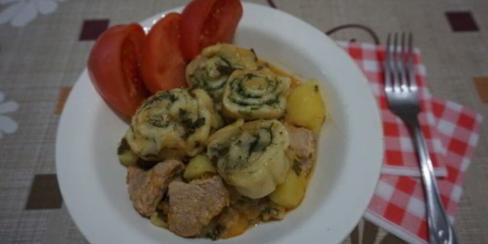 Рецепт жаркого с нудлями