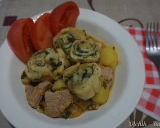 Жаркое с нудлями