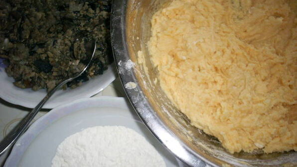 картофельно-тыквенные зразы с очень вкусной начинкой