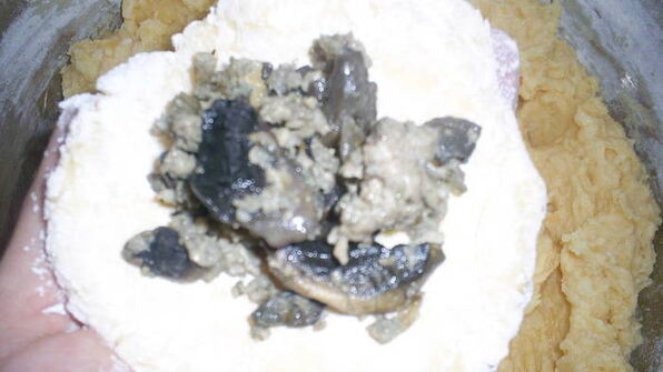 картофельно-тыквенные зразы с очень вкусной начинкой