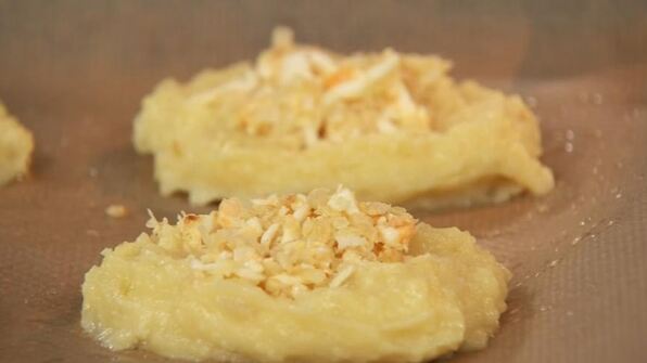 картофельные зразы с капустой и кабачковой икрой