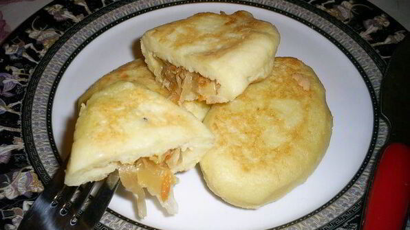 картофельные зразы с начинкой из квашеной капусты