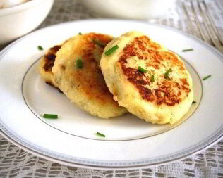 Картофельные зразы с шампиньонами