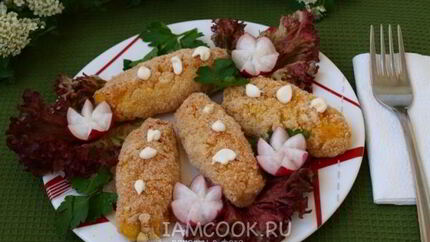 Картофельные зразы с творогом