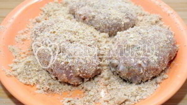 куриные зразы с грибами удачные