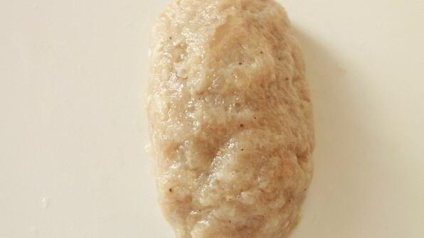 куриные зразы с тыквой, грибами и соусом