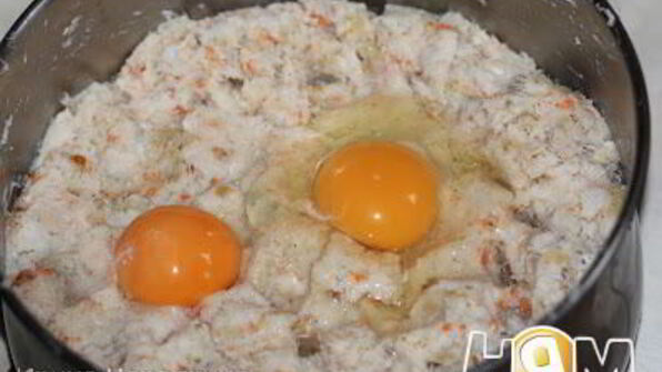 рыбные зразы с грибами и сыром