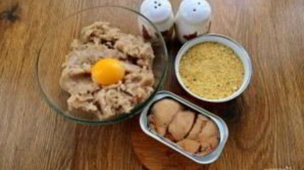 рыбные зразы с печенью трески