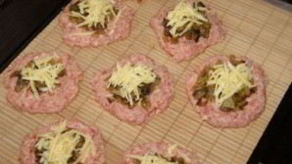 зразы с грибами и сыром