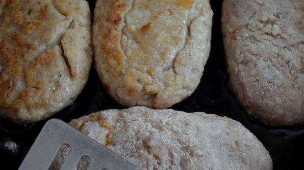 зразы с пшеничной кашей и овощами