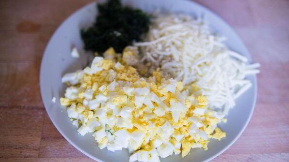 зразы с сыром и зеленью