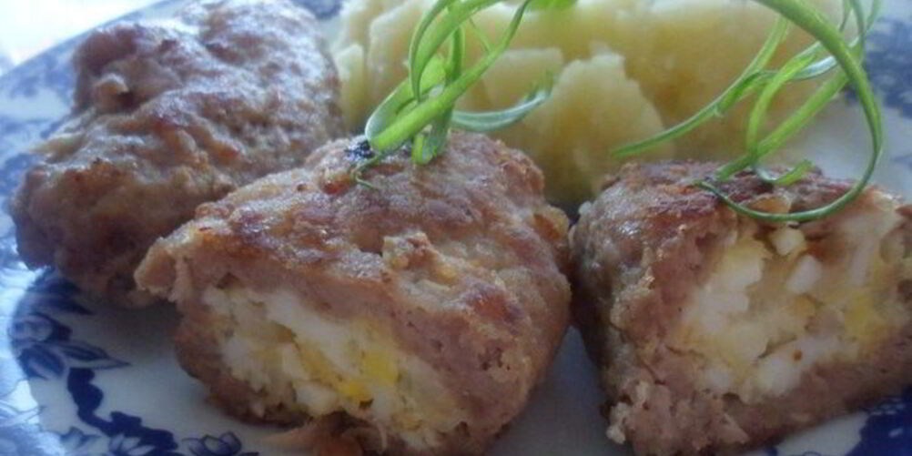 Рецепт зраз с яично-сырной начинкой