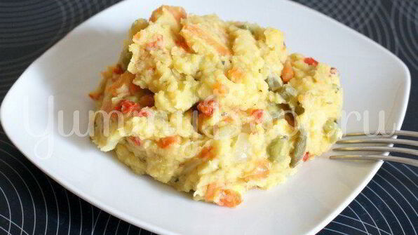 чечевичная каша с мясом и овощами в мультиварке