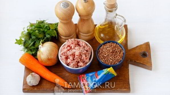 гречка по-купечески с фаршем