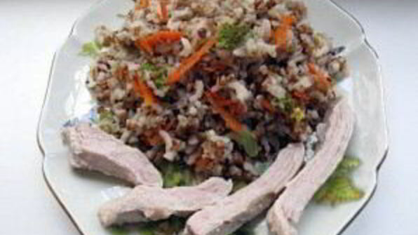 гречка с брокколи