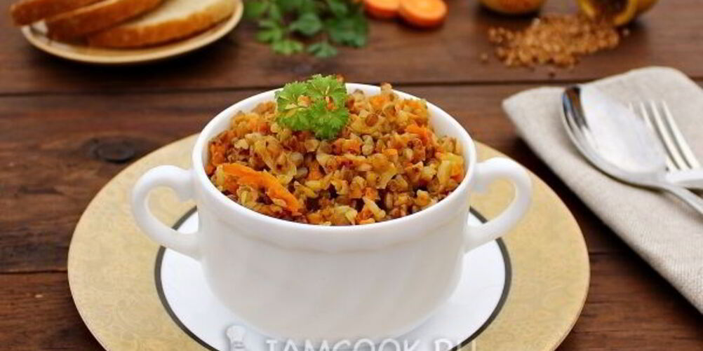 Рецепт гречки с морковью и луком в мультиварке