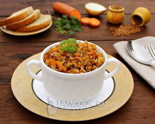 Гречка с морковью и луком в мультиварке