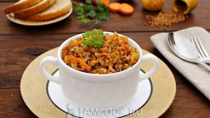 Гречка с морковью и луком в мультиварке