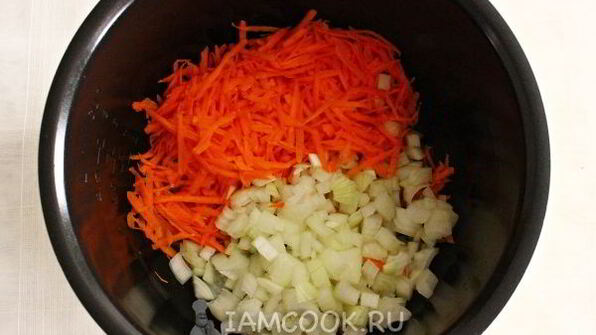 гречка с морковью и луком в мультиварке